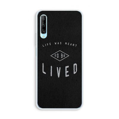To be lived: Huawei P Smart Pro Transparant Hoesje