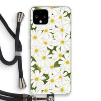 Summer Daisies: Pixel 4 Transparant Hoesje met koord Summer Daisies: Pixel 4 Transparant Hoesje met koord