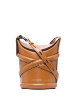 Alexander McQueen The Curve bucket-tas - Bruin - thumbnail