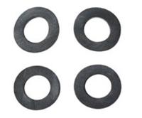 Kirchhoff Flexibele slangpakking, rubber, 9 x 14 x 1,5 mm, voor 3/8" (4x) - 98696870