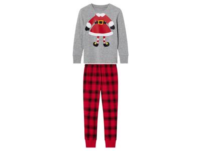 lupilu Kerstpyjama voor kinderen (98/104, Grijs)