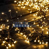 LED clusterverlichting buiten 6 meter warm wit