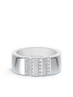 De Beers Jewellers bague en or blanc 18ct ertie de diamants