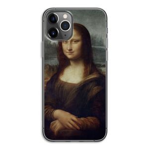 Mona Lisa: iPhone 11 Pro Transparant Hoesje