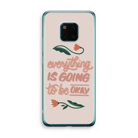 Optimistic flower girl: Huawei Mate 20 Pro Transparant Hoesje