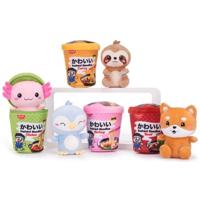 Kawaii Pluche Noodle Pot Met Dier