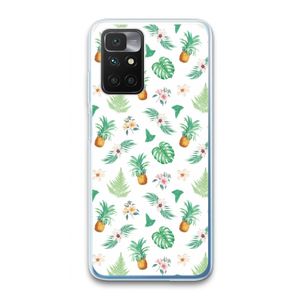 Ananas bladeren: Xiaomi Redmi 10 Transparant Hoesje
