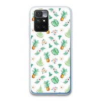 Ananas bladeren: Xiaomi Redmi 10 Transparant Hoesje