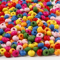 Creativ Company Houten kralen, d 4 mm, gatgrootte 1-1,5 mm, ca. 1500 stuk, 300 gr/ 1 zak
