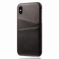 Casecentive Leren Wallet back case iPhone XS Max zwart - 8720153790376