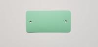 PVC labels 54x108 mm pastelgroen 2gaten