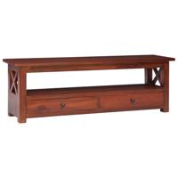 Tv-meubel 115x30x40 cm massief mahoniehout bruin - thumbnail