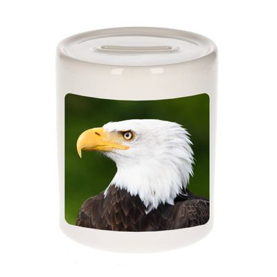 Foto arend spaarpot 9 cm - Cadeau zeearenden / vogel liefhebber - Spaarpotten Foto arend spaarpot 9 cm - Cadeau zeearenden / vogel liefhebber - Spaarpotten