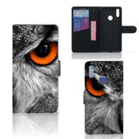 Huawei Y7 (2019) | Telefoonhoesje | Met pasjeshouder | Uil