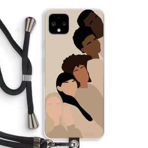 Sweet creatures: Pixel 4 XL Transparant Hoesje met koord