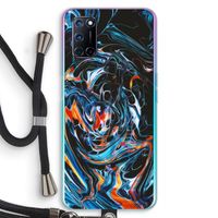 Black Unicorn: Oppo A52 Transparant Hoesje met koord