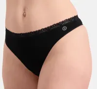 3-pak strings dames - Amber - Comfortabele kanten bamboe strings