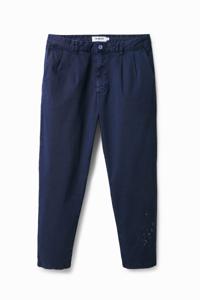 Elastische chino - BLUE - 38