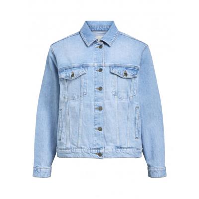 Object - Blauw | Dames | Jasje | Blauw | XS | regular | Kamst mode
