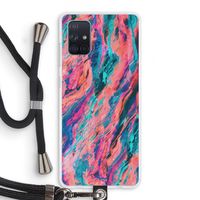 Electric Times: Samsung Galaxy A71 Transparant Hoesje met koord