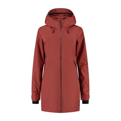 Blue loop W Virga Shell Dames Parka Dark Terra M