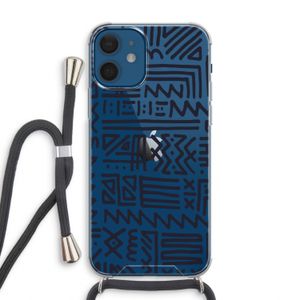 Marrakech print: iPhone 12 Transparant Hoesje met koord