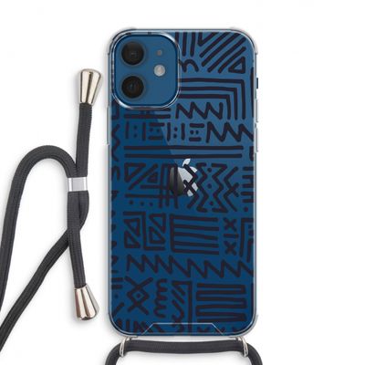 Marrakech print: iPhone 12 Transparant Hoesje met koord