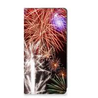 Samsung Galaxy S25 Hippe | Standcase | Vuurwerk