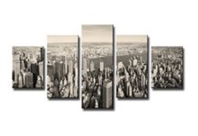 Canvasdoek 5-Delig New York 160x80 cm
