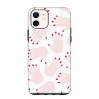 Hands pink: iPhone 12 mini Tough Case