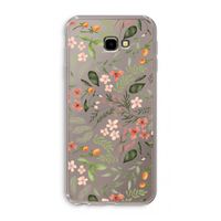 Sweet little flowers: Samsung Galaxy J4 Plus Transparant Hoesje
