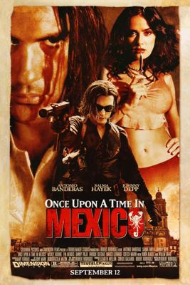 Poster -Once upon a time in Mexico, 2003, Originele Filmposter, Premium Print, Professioneel Fotopapier
