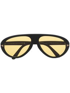 TOM FORD Eyewear lunettes de soleil Camillo-02 à monture aviateur - Noir