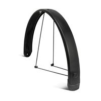 Eurofender achterspatbord tempo square 26" 65mm mat zwart