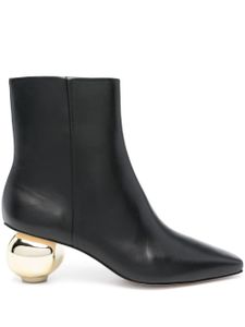 Cult Gaia bottines Mari 50 mm en cuir - Noir