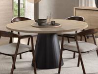 Ronde eettafel DURDEN 150 cm urban eik