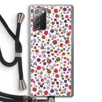 Planets Space: Samsung Galaxy Note 20 / Note 20 5G Transparant Hoesje met koord