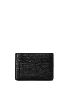 Burberry porte-cartes B-Cut en cuir - Noir