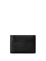 Burberry porte-cartes B-Cut en cuir - Noir