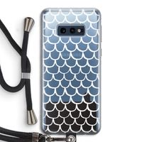 Dakpannetjes: Samsung Galaxy S10e Transparant Hoesje met koord Dakpannetjes: Samsung Galaxy S10e Transparant Hoesje met koord