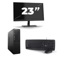 Lenovo S510 SFF - Intel Core i7-6e Generatie - 16GB RAM - 256GB SSD - Windows 11 + 1x 23 inch Monitor