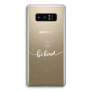 Be(e) kind: Samsung Galaxy Note 8 Transparant Hoesje