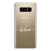 Be(e) kind: Samsung Galaxy Note 8 Transparant Hoesje