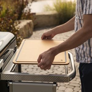 Weber 3400127 keukensnijplank Rechthoekig Hout Zwart, Hout