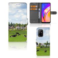 OPPO Reno5 Z | A94 5G | Telefoonhoesje | Met pasjeshouder | Koeien