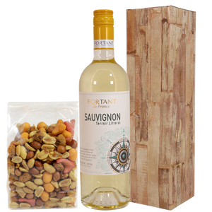 Fortant witte wijn Sauvignon + borrelmix 300 gram