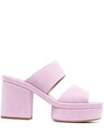 Chloé mules Odina 95 mm en daim - Violet