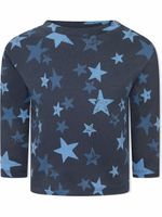 Molo haut en coton biologique à motif d'étoiles - Bleu