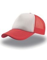 Atlantis AT505 Rapper Cap - White/Red/Red - One Size