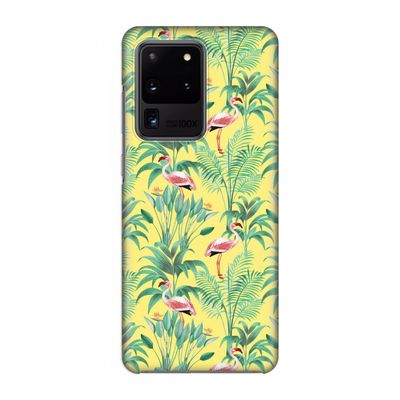 Flamingo party: Volledig geprint Samsung Galaxy S20 Ultra Hoesje